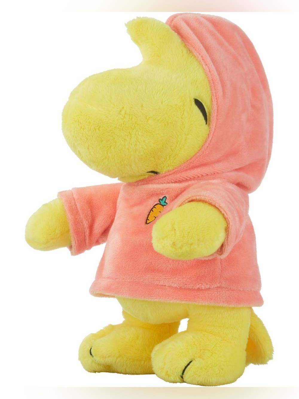 New Peanuts (Snoopy) Woodstock Easter Plush Stuffed Animal in Carrot Hoodie Toy
